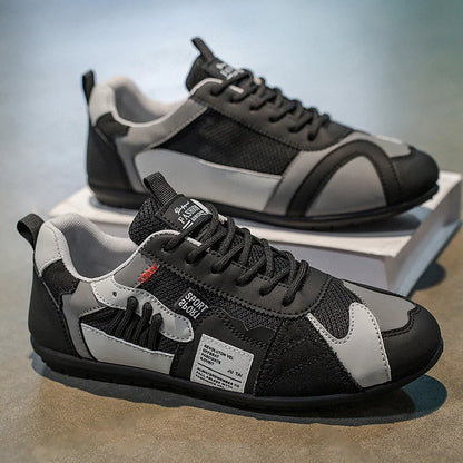 StreetFlex™ – Patchwork Herresneakers med Moderne Design