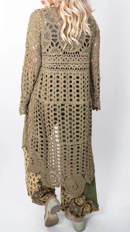 Boheme Hæklet Kimono