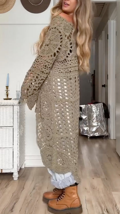 Boheme Hæklet Kimono