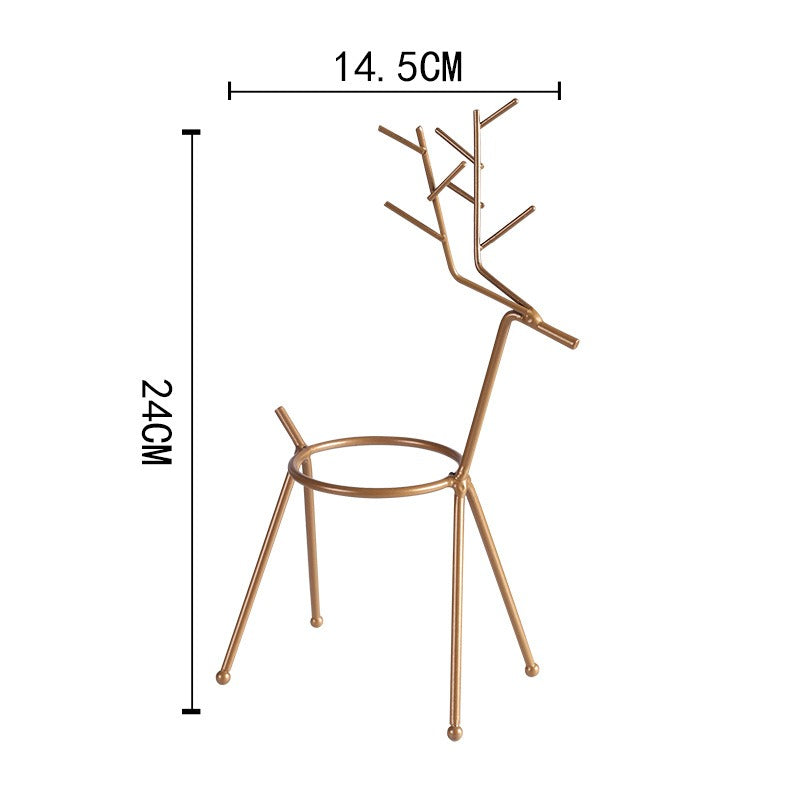 Reindeer™ – Moderne Juledekoration i Metal til Planter og Lys