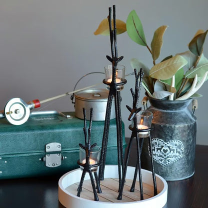Reindeer™ – Moderne Juledekoration i Metal til Planter og Lys