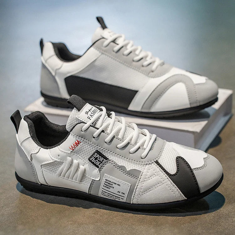 StreetFlex™ – Patchwork Herresneakers med Moderne Design