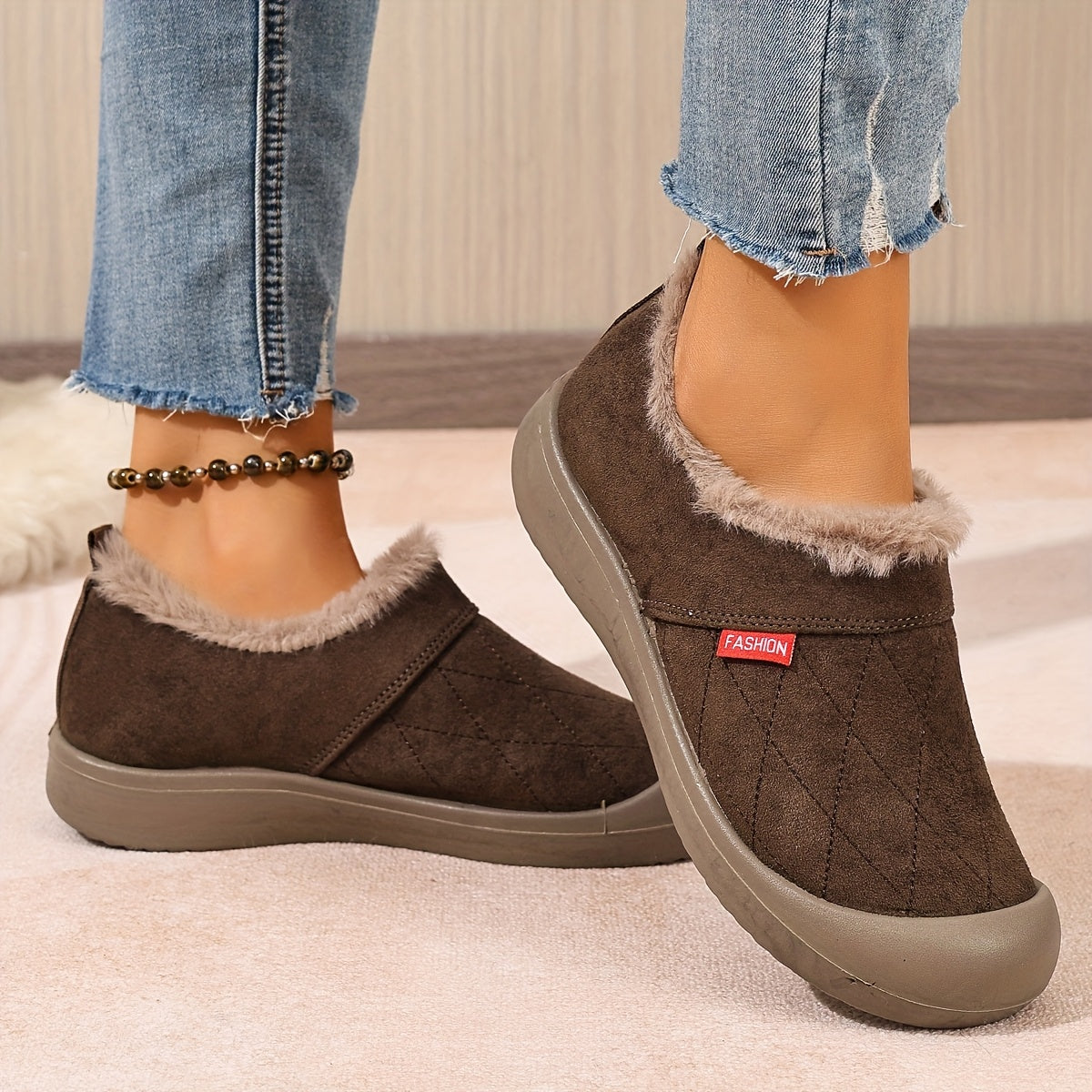 Cozy Cloud Slip-On Damestøvler