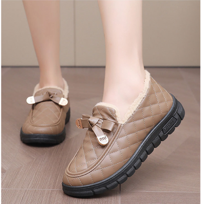 Bella Quilted Sløjfe Loafers