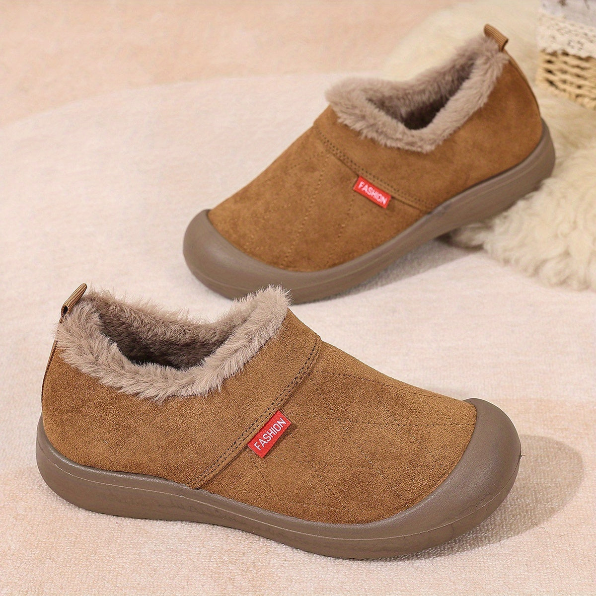 Cozy Cloud Slip-On Damestøvler