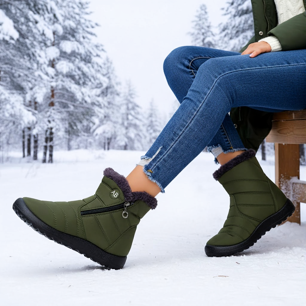Vinter™ Pelsstøvler Vandtæt, Skridsikker & Ortopædisk