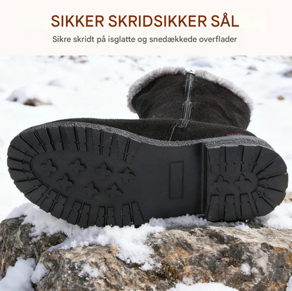 Velura™ – Varmforede Ortopædiske Vinterstøvler med Skridsikker Sål til Kvinder