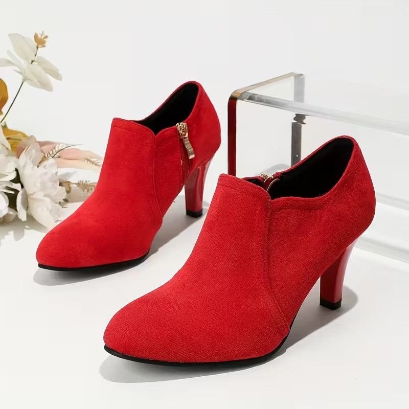 Gilded Aura: Stiletto Ankelstøvler