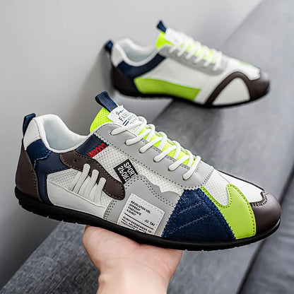 StreetFlex™ – Patchwork Herresneakers med Moderne Design