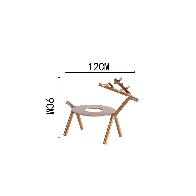 Reindeer™ – Moderne Juledekoration i Metal til Planter og Lys
