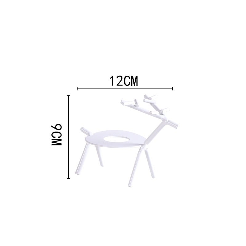 Reindeer™ – Moderne Juledekoration i Metal til Planter og Lys