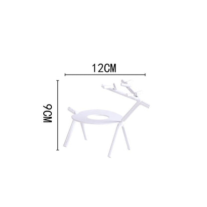 Reindeer™ – Moderne Juledekoration i Metal til Planter og Lys