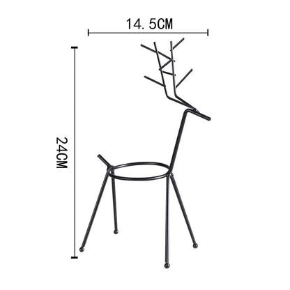 Reindeer™ – Moderne Juledekoration i Metal til Planter og Lys
