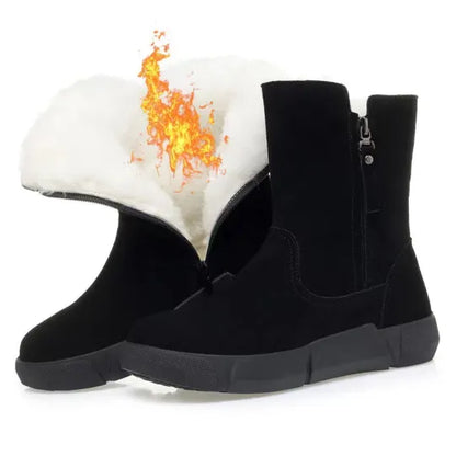 Plush™ – Vandtætte Varme Sne Støvler i Mellemhøjde