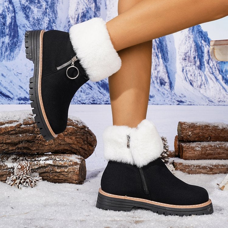 Aria™ – Vinterstøvler med Fleecefor og Lynlås