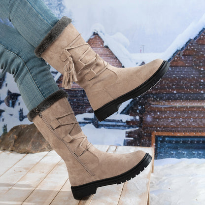 CozyStep™ Tassel Vinterstøvler