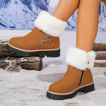 Aria™ – Vinterstøvler med Fleecefor og Lynlås