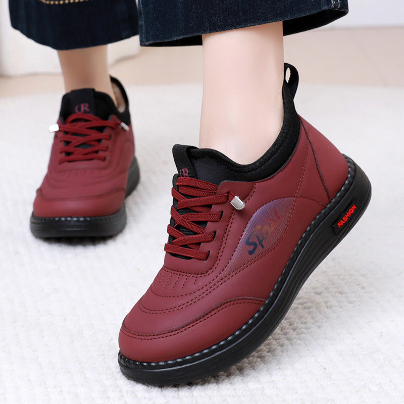 Vinterstøvler til kvinder med blød sål og plysfor