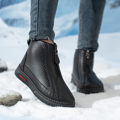 Alma™ – Vandtætte Vinterstøvler med Blød Sål og Lynlås