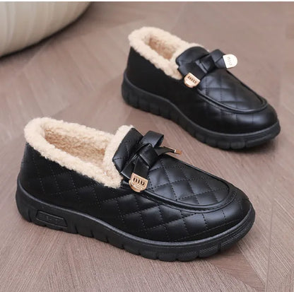 Bella Quilted Sløjfe Loafers