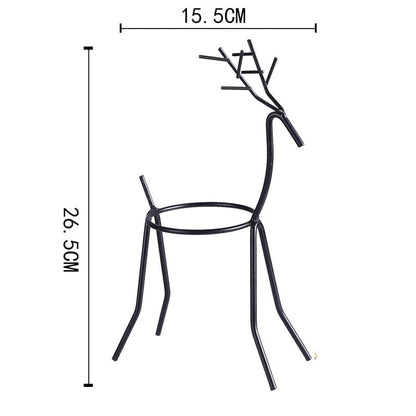 Reindeer™ – Moderne Juledekoration i Metal til Planter og Lys