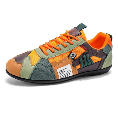 StreetFlex™ – Patchwork Herresneakers med Moderne Design