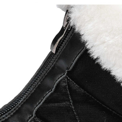 Varmforede Vinterstøvler med Lynlås og Skridsikker Sål til Kvinder