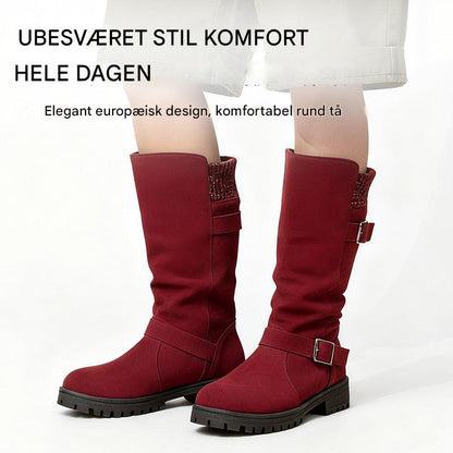 VelvetStride – Elegante Slouchy Boots