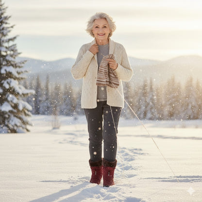 Aurora™: Vinter Sneaker-Støvler med Plysfor